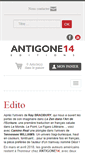 Mobile Screenshot of antigone14editions.com